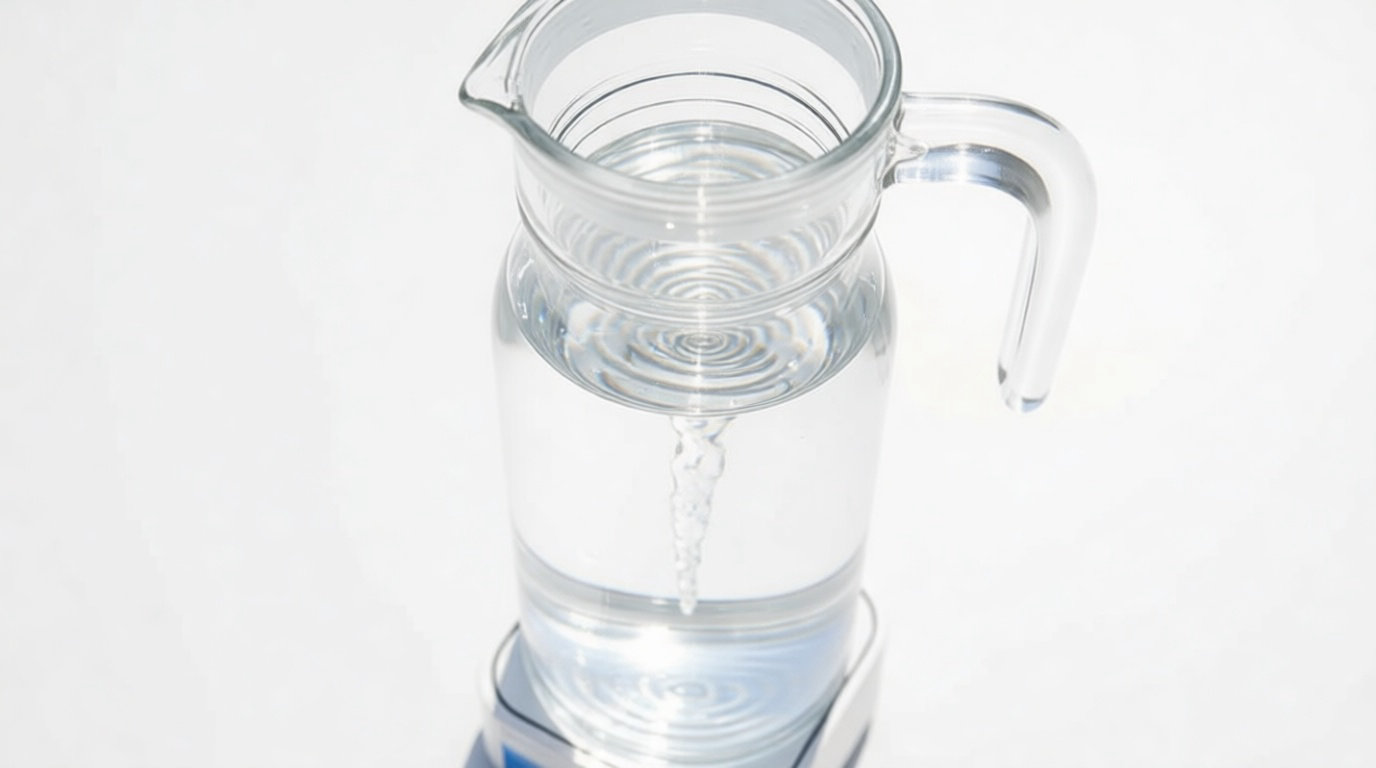 Carafe vortex eau structurée